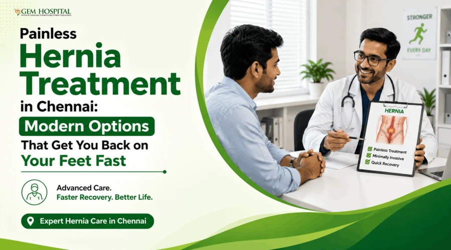 Painless Hernia Treatment in Chennai: Modern Options That Get You Back on Your Feet Fast